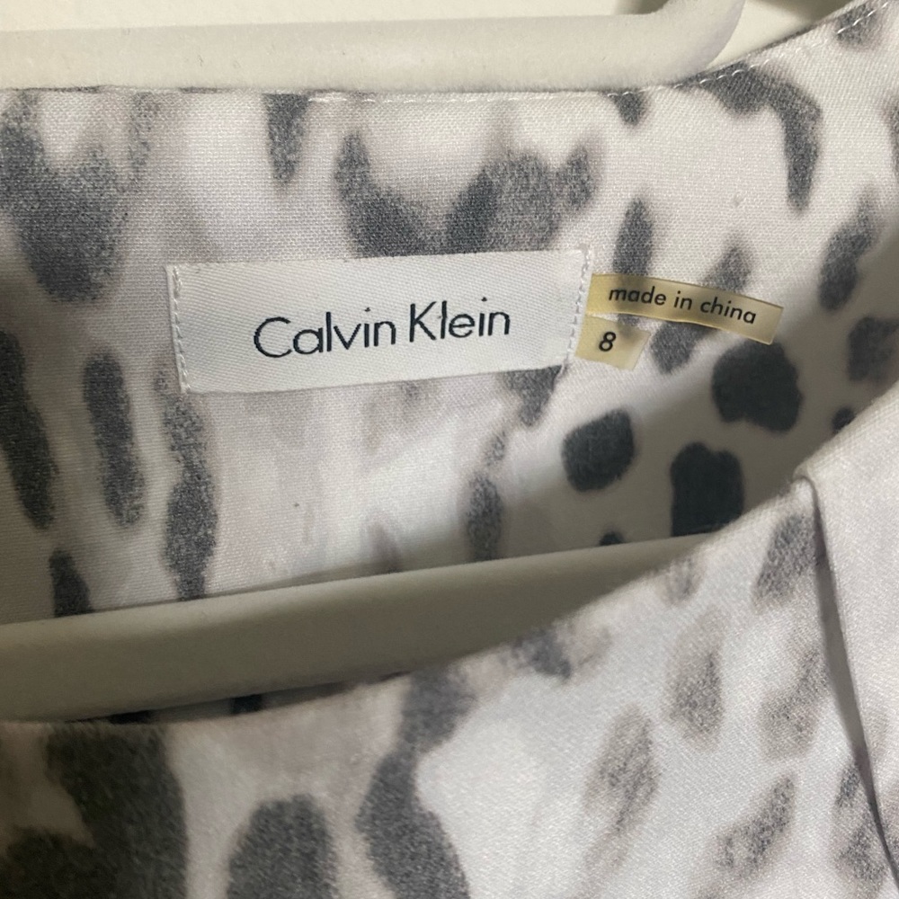 Calvin Klein Animal Print Dress - Picture 4 of 5